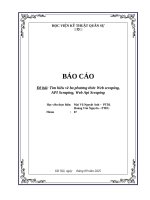 Báo cáo Đề bài tìm hiểu về ba phương thức web scraping, api scraping, web api scraping