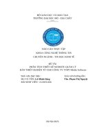 Đề tài phân tích thiết kế website quản lý bán thiết bị Điện tử cho công ty vnpt media software