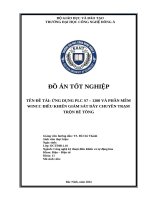 Đề tài Ứng dụng plc s7 – 1200 và phần mềm wincc Điều khiển giám sát dây chuyền trạm trộn bê tông