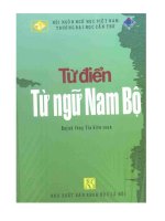 Từ Điển từ ngữ nam bộ