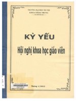 000078548 HỘI NGHỊ KHOA HỌC GIÁO VIÊN KHOA TIẾNG TRUNG