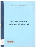 000063585 CẢI TIẾN CÔNG TÁC KIỂM TRA ĐÁNH GIÁ ở Trường Đại học Ngoại ngữ Hà Nội