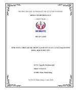 Tính toán, thiết kế hệ thống lạnh sản xuất cá ngừ Đại dương Đóng hộp Ở phú yên