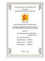 Đồ Án hệ thống Đo lường Điều khiển hệ thống Điều khiển và giám sát Áp suất nước trên Đường Ống bơm nước sinh hoạt