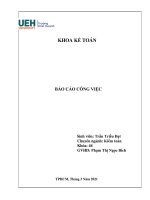 BÁO CÁO CÔNG VIỆC THỰC HIỆN HỌC KỲ DOANH NGHIỆP CÔNG TY TNHH KIỂM TOÁN ABC