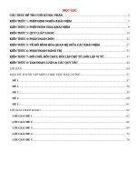 Lý thuyết và đề thi, lời giải mẫu Logic học đại cương USSH, VNU