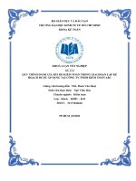 QUY TRÌNH ĐÁNH GIÁ RỦI RO KIỂM TOÁN TRONG GIAI ĐOẠN LẬP KẾ HOẠCH ĐƯỢC ÁP DỤNG TẠI CÔNG TY TNHH KIỂM TOÁN ABC