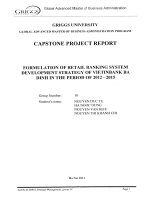 G1_00225 FORMULATION OF RETAIL BANKING SYSTEM DEVELOPMENT STRATEGY OF VIETINBANK BA DINH IN THE PERIOD OF 2012-2015 