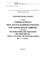G1_00208 FORMULATION OF REAL ESTATE BUSINESS STRATEGY FOR OCEAN GROUP COMPANY In Vietnamese: XÂY DỰNG CHIẾN LƯỢC KINH DOANH BẤT ĐỘNG SẢN CỦA CÔNG TY CỔ PHẦN TẬP ĐOÀN ĐẠI DƯƠNG