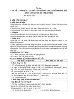 Giáo án Tin học 3 - Bài 7: Sắp xếp để dễ tìm (Chuẩn 2 cột)