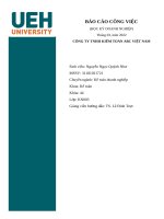 KẾ HOẠCH THỰC TẬP TẠI CÔNG TY TNHH KIỂM TOÁN ABC