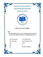 QUY TRÌNH KIỂM TOÁN TÀI SẢN CỐ ĐỊNH TRONG KIỂM TOÁN BÁO CÁO TÀI CHÍNH TẠI CÔNG TY TNHH KIỂM TOÁN ABC