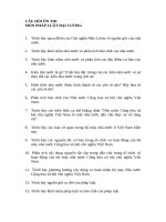 Câu hỏi Ôn thi pháp luật Đại cương