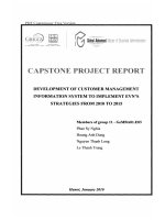 G1_00169 DEVELOPMENT OF CUSTOMER MANAGEMENT INFORMATION SYSTEM TO IMPLEMENT EVN'S STRATEGIES FROM 2010 TO 2015 PHÁT TRIỂN HỆ THỐNG THÔNG TIN QUẢN LÝ KHÁCH HÀNG NHẰM THỰC HIỆN CHIẾN LƯỢC CỦA EVN TỪ NĂM 2010 ĐẾN NĂM 2015