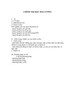 Chính trị học Đại cương