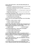 Đề cương ôn tập - Triết học Mác - LêNin