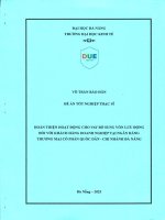 Hoàn thiện hoạt Động cho vay bổ sung vốn lưu Động Đối với khách hàng doanh nghiệp tại ngân hàng tmcp quốc dân – chi nhánh Đà nẵng