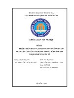 Phát triển dịch vụ logistics của công ty cổ phần vận chuyển interlink