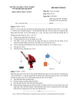 IUH - Đề thi cuối kỳ - Vật lý kỹ thuật - 10/05/2025