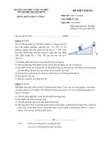 IUH - Đề thi cuối kỳ - Vật lý kỹ thuật - 19/12/2022