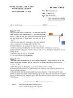 IUH - Đề thi cuối kỳ - Vật lý kỹ thuật - 09/06/2022