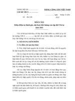 Báo cáo kiểm Điểm chi Ủy chi bộ năm 2025