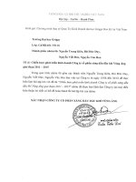 G1 00248 PHÁT TRIỂN CHIẾN LƯỢC KINH DOANH CỦA PVOIL VŨNG ÁNG GIAI ĐOẠN 2011 - 2015 DEVELOPING BUSINESS STRATEGIES FOR PV OIL VUNG ANG IN THE PERIOD OF 2011 - 2015