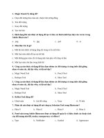 Đề cương ôn tập cuối kỳ - Đồ họa Ứng dụng