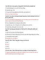 Trắc nghiệm ôn tập - Kinh tế chính trị