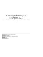 IUH - Báo cáo thực tập - A Chau Foreign Language Centre