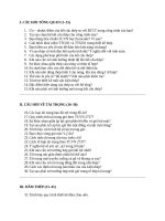 Bộ câu hỏi bao vệ Đồ Án kết cấu thép