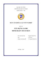 Xây dựng game minecraft 3d cơ bản