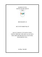 Quản lý chi Đầu tư xây dựng cơ bản chương trình mục tiêu quốc gia xây dựng nông thôn mới trên Địa bàn xã xuân phú, thành phố Đà nẵng