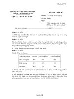 IUH - Đề thi cuối kỳ - Tài chính Doanh nghiệp - Mã đề 03