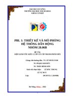 Thiết kế và mô phỏng hệ thống dẫn Động Đề tài hộp giảm tốc kiểu 2 cấp có cấp nhanh phân Đôi