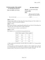 IUH - Đề thi cuối kỳ - Tài chính Doanh nghiệp - Mã đề 04