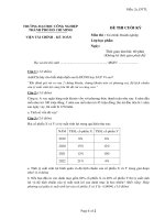 IUH - Đề thi cuối kỳ - Tài chính Doanh nghiệp - Mã đề 01