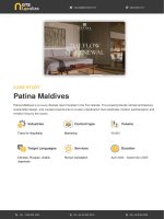 GTE Localize Case Study: Patina Maldives
