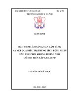 Đặc Điểm lâm sàng, cận lâm sàng và kết quả Điều trị trúng Đích bệnh nhân ung thư phổi không tế bào nhỏ có Đột biến kép gen egfr