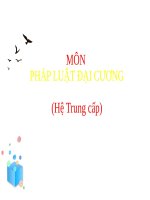 Slide bài giảng pháp luật.