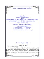 Tài liệu hỗ trợ nghiên cứu KHKT hành vi THCS