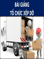 BÀI GIẢNG - TỔ CHỨC XẾP DỠ ( combo full slides  5 chương )
