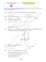 bộ 10 Đề Ôn giữa kì 1 toán 12