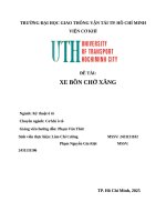 Đề tài xe bồn chở xăng