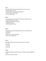 200 câu trắc nghiệm - Kinh tế vi mô - Không đáp án