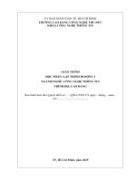 Giáo trình lập trình font   end web 1 nghề công nghệ thông tin trình Độ cao Đẳng khoa công nghệ thông tin