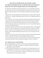 ĐỀ CƯƠNG ÔN TẬP MÔN HƯƠNG LIỆU MỸ PHẨM