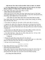 Nội dung Ôn thi cuối kì - Tâm lý học tư pháp