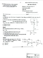 IUH- Đề thi Cuối kỳ - Linh kiện Điện tử
