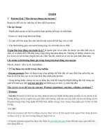 Đề cương ôn tập cuối kỳ - Hóa sinh